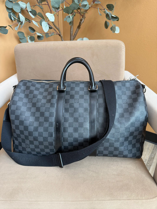 Louis Vuitton Damier Graphite Keepall 45 Bandouliere